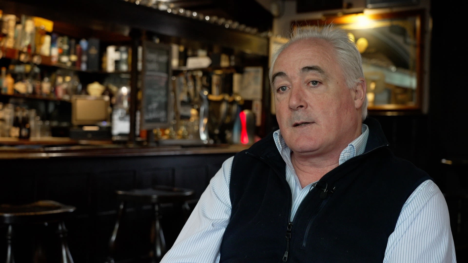 - TOM FRIEL, LANDLORD OF THE EAST LONDON PUB, THE BLACK LION